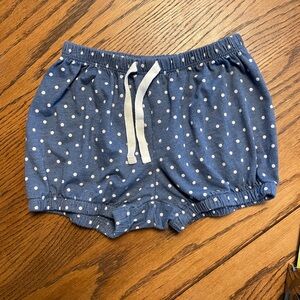 GAP Blue Baby Shorts with White Dots